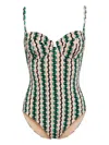 Evarae Holly Graphic-print Swimsuit In Pink