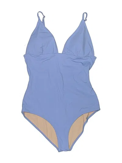 Pre-owned Evarae One Piece Swimsuit In Blue