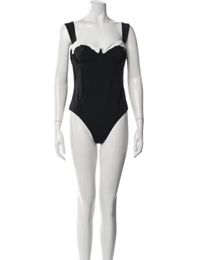 Pre-owned Evarae One-piece In Black/neutrals