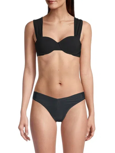 Evarae Women's Audrey Bikini Top In Nero