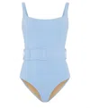 Evarae Women's Summer Reverie Cassandra Belted One-piece Swimsuit In Multi