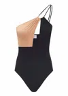 Evarae Women's Rizo Onepiece Swimsuit In Macaroon/blk In Multi
