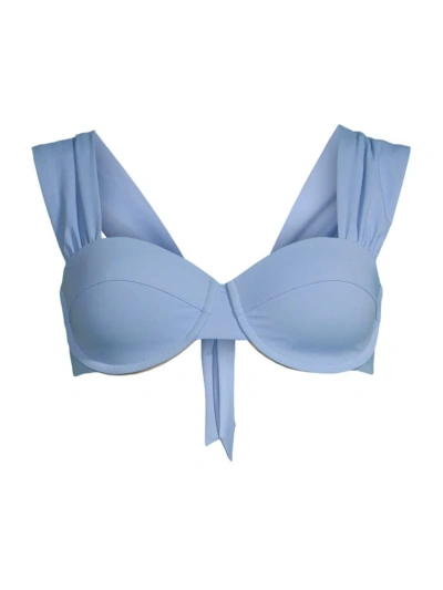 Evarae Women's Summer Reverie Audrey Bikini Top In Vista Blue