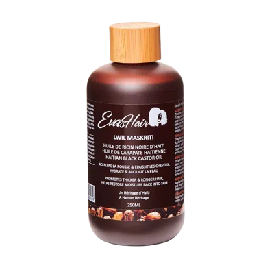 Evashair Haitian Black Castor Oil - 8.45 oz