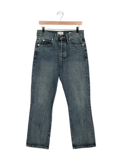Pre-owned Eve Denim High-rise Flared Jeans In Blue