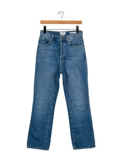 Pre-owned Eve Denim High-rise Wide Leg Jeans In Blue