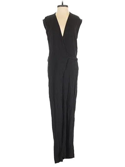 Pre-owned Eve Gravel Jumpsuit In Black