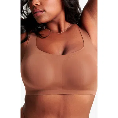 Evelyn & Bobbie Women's Neutrals Bobbie Scoop Bra In Clay In Brown