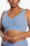 Evelyn & Bobbie The Evelyn Bra In Blue Cloud