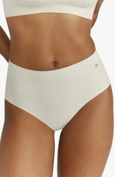 Evelyn & Bobbie High Waisted Retro Bikini In White