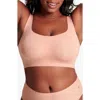 Evelyn & Bobbie The Bobbie Scoop Bra In Brown