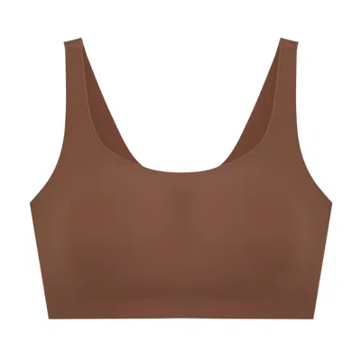 Evelyn & Bobbie Women's Neutrals Bobbie Scoop Bra In Clay In Brown