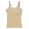 Evelyn & Bobbie Women's Neutrals Structured Scoop Bra Tank In Sand