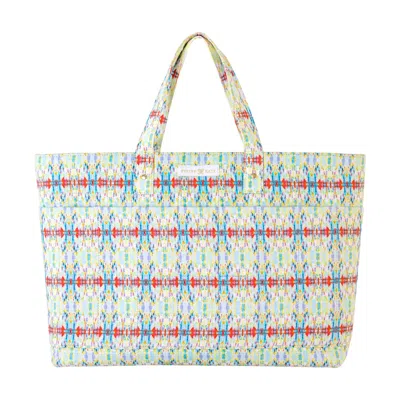 Evelyn & Kate Women's Red Bridge Quilted Zipper Tote