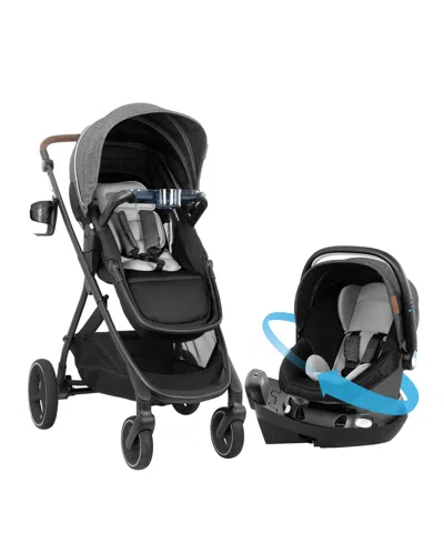 Evenflo Baby Shyft Intuiti Travel System With Revolve Litemax Nxt Inc Car Seat In Gray