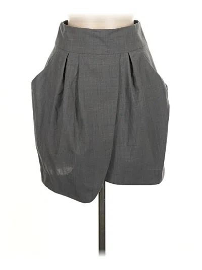 Pre-owned Ever Formal Skirt In Gray