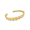 Ever Jewellery Women's Press Play Gold Cuff Bracelet In Gold
