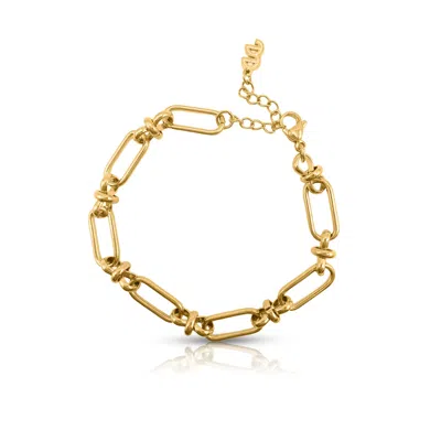 Ever Jewellery Women's Signal Gold Chain Bracelet