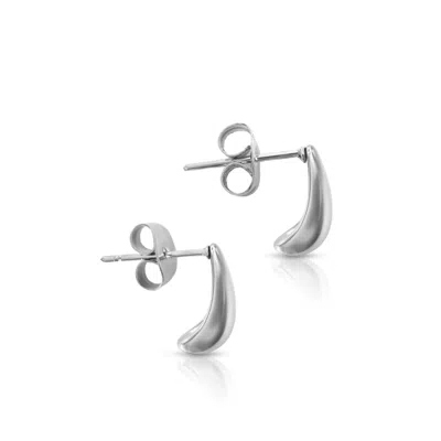 Ever Jewellery Women's Swift Silver Stud Earrings