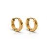 Ever Jewellery Women's Trackside Gold Huggie Earrings In Gold