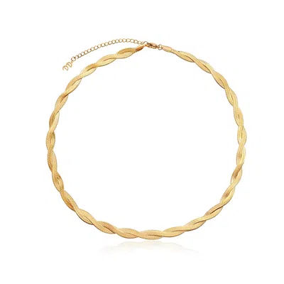 Ever Jewellery Women's Urban Flow Gold Necklace