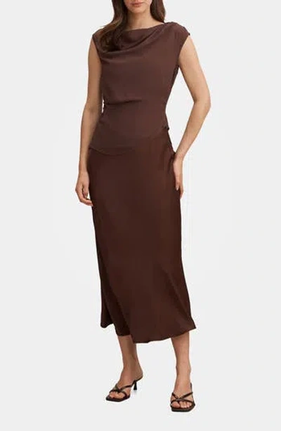 Ever New Aurora 2-piece Maxi Dress In Brown