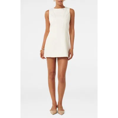 Ever New Blaire Bow Lace Minidress In Ivory | ModeSens