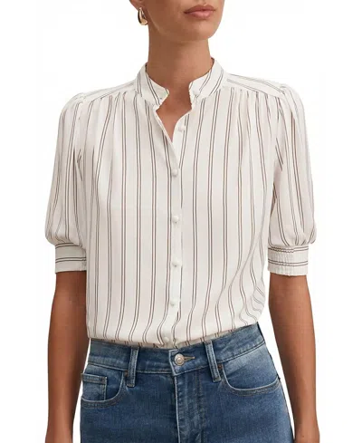 Ever New Dorothea Stripe Blouse In Multi