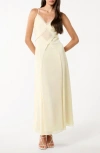 Ever New Floria Crisscross Midi Slipdress In Buttercream