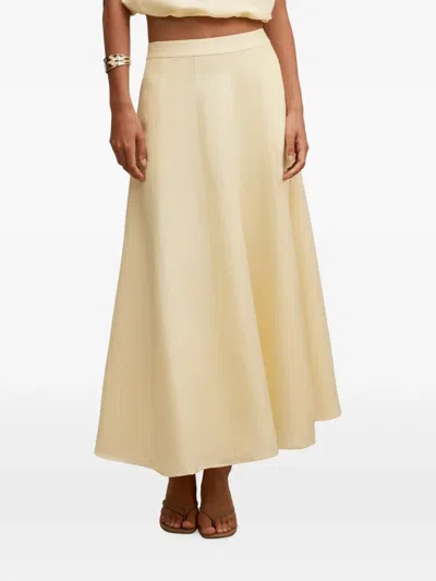 Ever New Georgina Godet Maxi Skirt In Gray