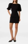 Ever New Heather Bow Back Minidress In Black