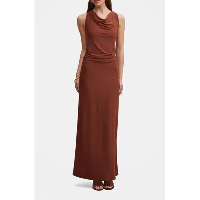 Ever New Jae Racerback Sleeveless Maxi Dress In Brown