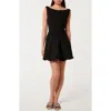 Ever New Jayla Bubble Hem Minidress In Black