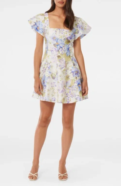 Ever New Josie Floral Print Minidress In Selene Floral