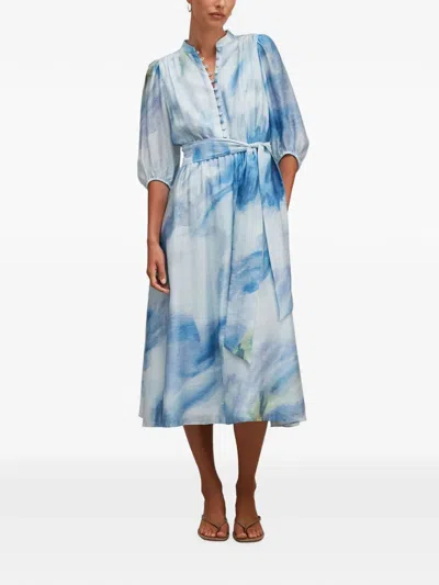 Ever New Lorena Abstract-print A-line Midi Dress In Multi