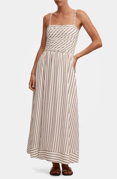 Ever New Tanya Stripe Maxi Sundress In White