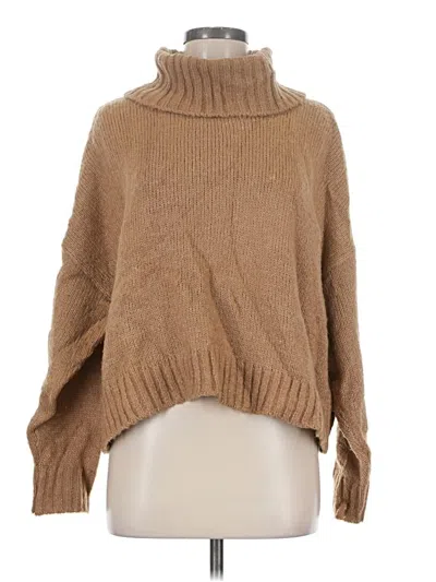 Pre-owned Ever New Turtleneck Sweater In Tan