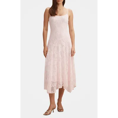 Ever New Victoria Lace Midi Dress In Pink