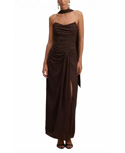 Ever New Women's Arli Strapless Ruched Maxi Dress In Multi