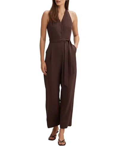 Ever New Women's Bridie Halter Jumpsuit In Brown
