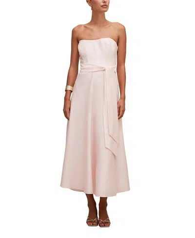Ever New Women's Daniella Strapless Midi Dress In Pink