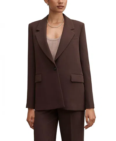 Ever New Women's Demi Single Breasted Blazer In Brown