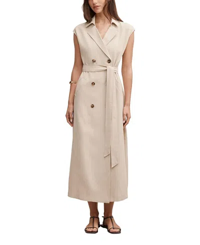 Ever New Women's Elsa Sleeveless Trench Midi Dress In Neutral
