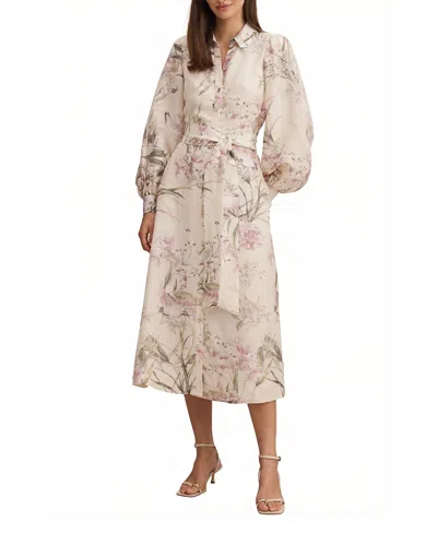 Ever New Women's Hazel Shirt Midi Dress In Neutral
