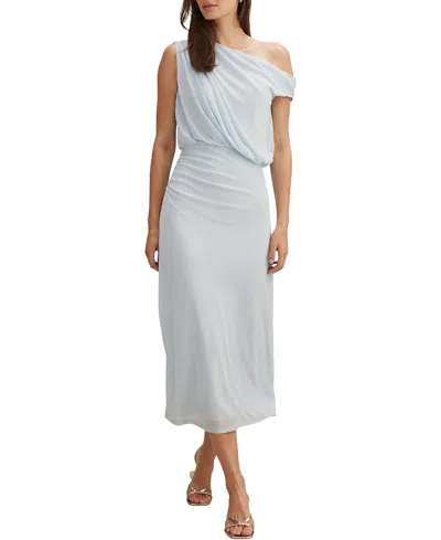 Ever New Women's Honey Tipped Shoulder Midi Dress In Blue