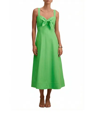 Ever New Women's Kara Tie Front Linen Midi Dress In Multi