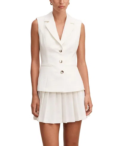 Ever New Women's Lucy Sleeveless Blazer Mini Dress In White