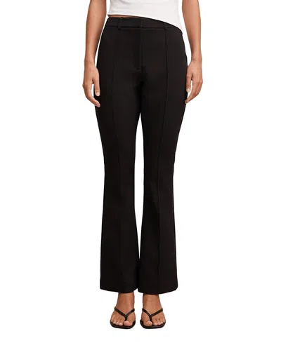 Ever New Women's Melanie Pintuck Flared Leg Pants In Black