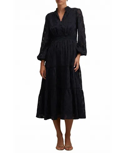 Ever New Women's Nala Embroidered Midi Dress In Gray