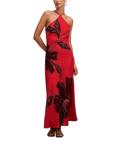Ever New Women's Nova Arrow Neck Maxi Dress In Red
